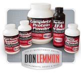Exclusively Formulated Food Supplements - CLICK HERE - Nutritionist, Exercise Specialist, Health & Fitness Author, Weight Loss Expert, Don Lemmon. News regarding Essential Fats, Multi-Vitamins, Protein Powder, Fat Burners, Bodybuilding & Diet Tips. We expose myths, fads, lies and the truth about Bill Phillips, Suzanne Somers, Richard Simmons, Barry Sear, Dr. Atkins and other scams!